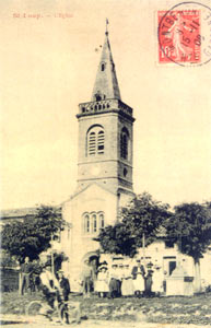 Vue ancienne de l'église de Saint-Loup-Cammas