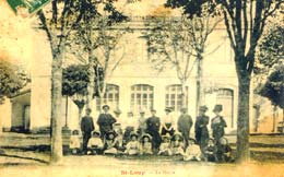 Vue ancienne de la mairie de Saint-Loup-Cammas